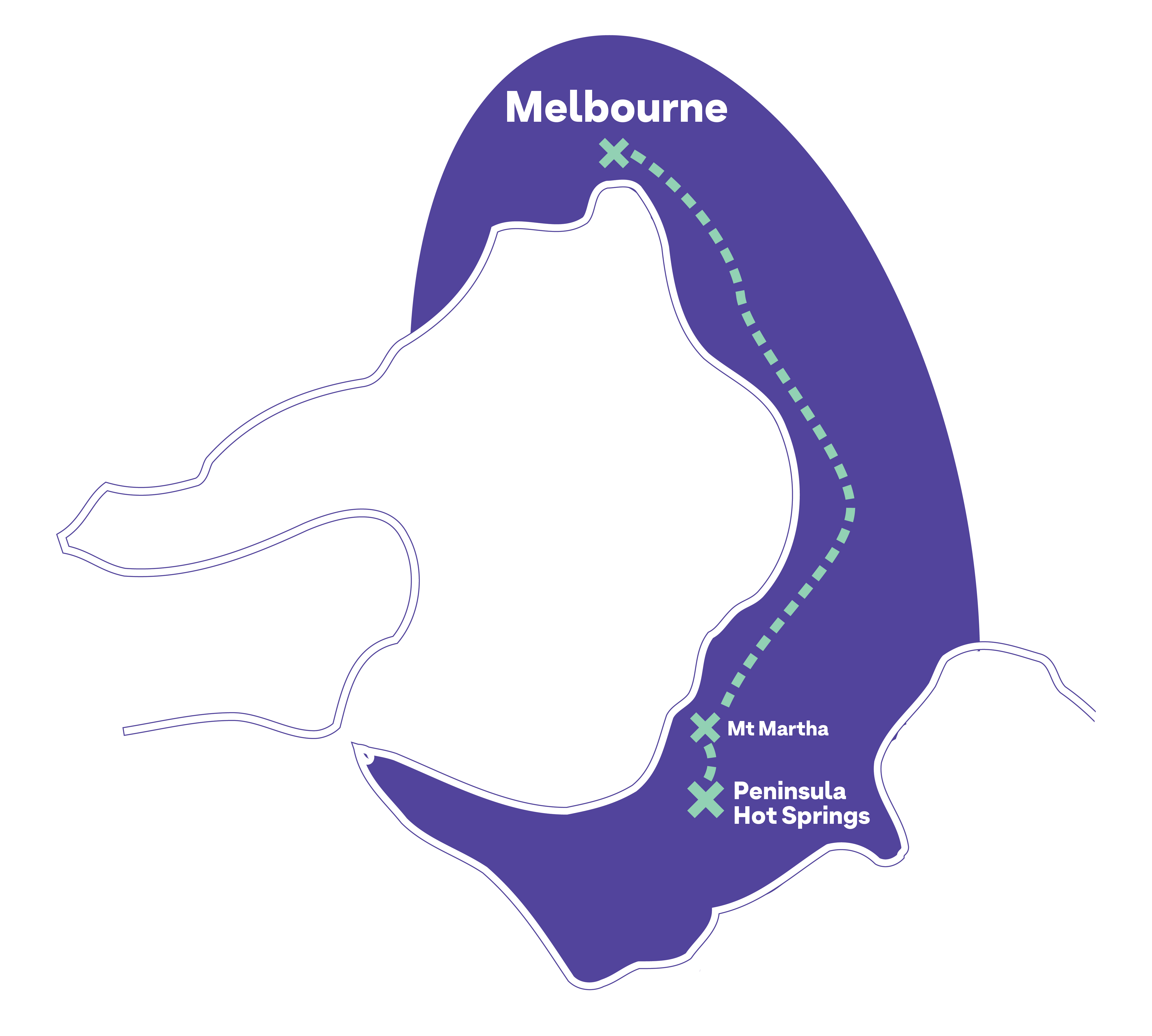 Peninsula Hot Springs & Bathing Boxes Explore Australia Tours